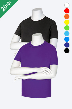 [아동] K 2014프리미엄 면 20수 코마 라운드 반팔 티셔츠